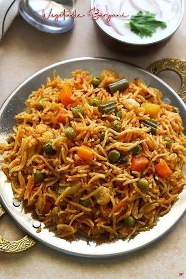 Vegetable Biryani/pilau