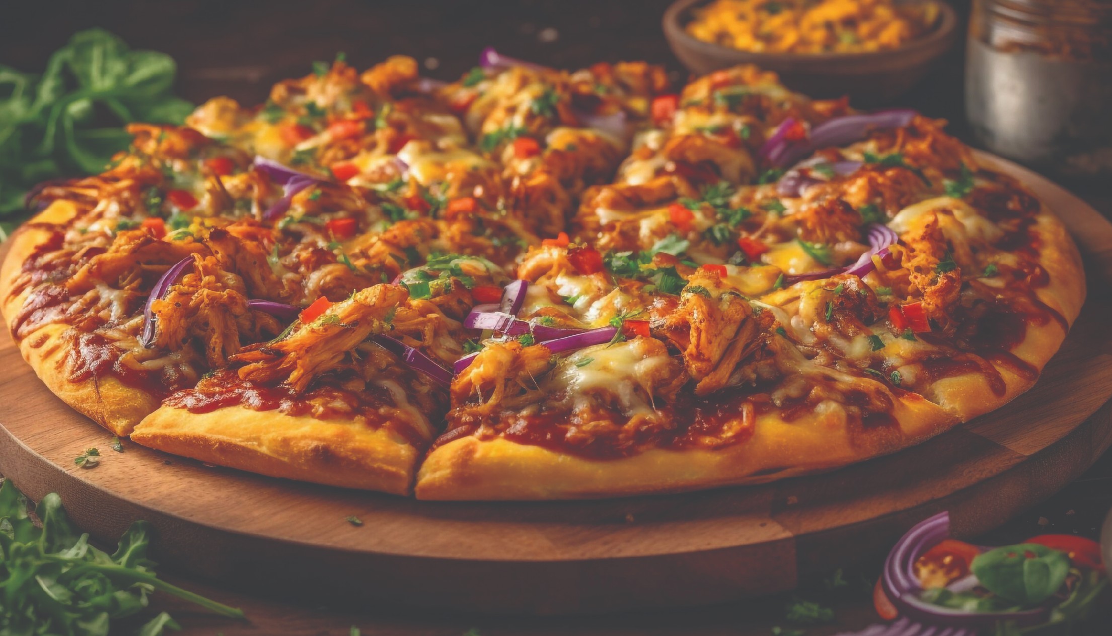 Rojey Special Decorated Pizza