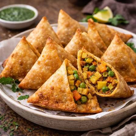 Veg Samosas.
